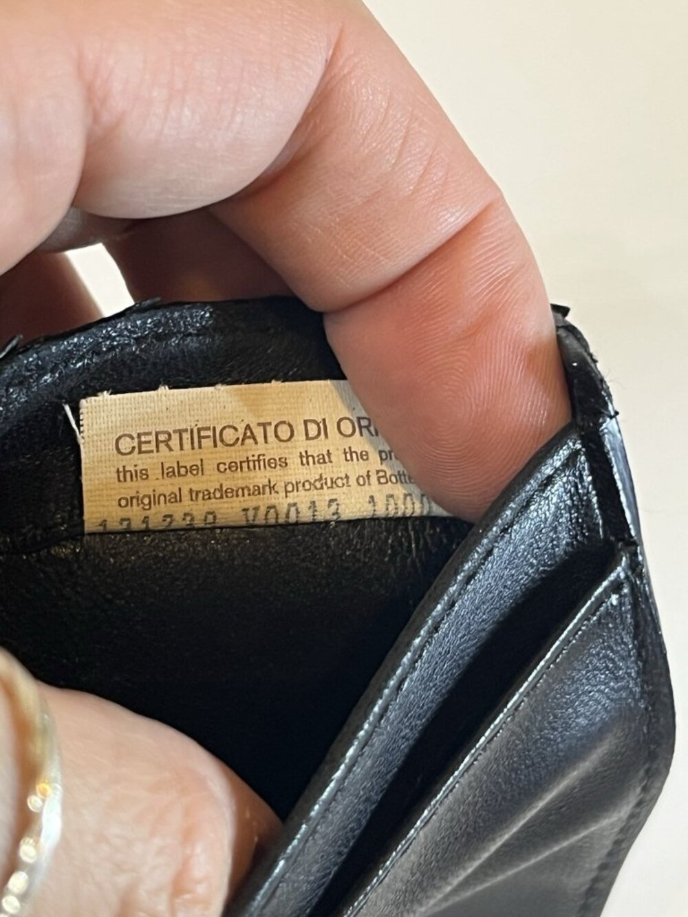 Vintage Bottega Veneta Black Intrecciato Snap Wallet Authentic 🇮🇹 - Picture 13 of 15